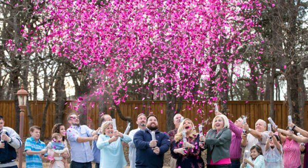 Gender Reveal Handheld Confetti Cannons