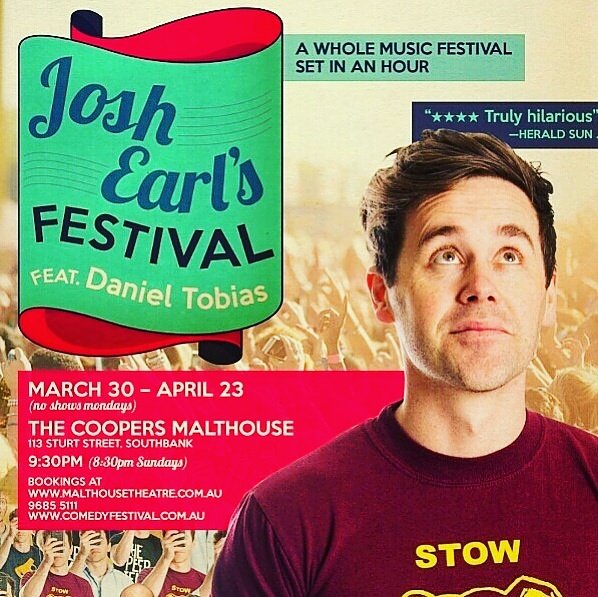 Josh Earl's Festival | International Comedy Festical | Melbourne | Kaboom Confetti